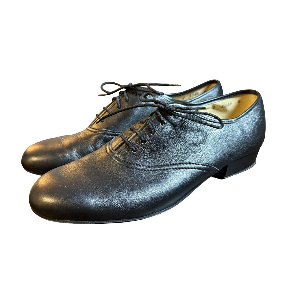 Diamant 5646 Womens Black Leather Oxford Ballroom Practice Dance Shoes UK 6 US 8